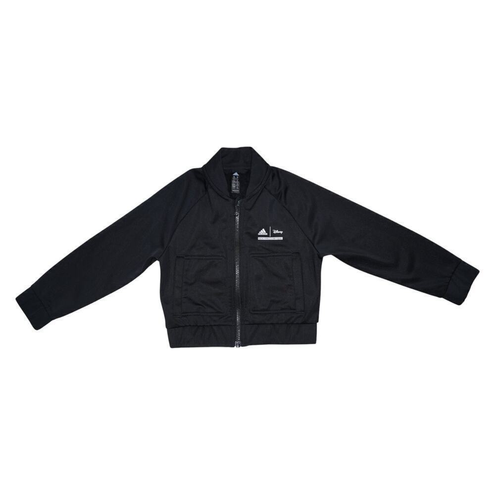 Adidas x Disney Princess Comfy Squad Girls Black Track Jacket Size 4-5Y 110